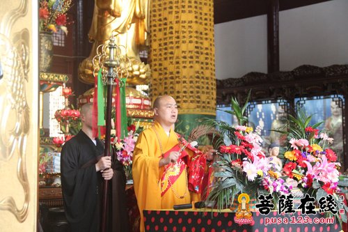 佛教-绍兴安康寺举行上堂大斋法会 法弘大和尚开示