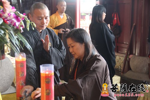 佛教-绍兴安康寺举行上堂大斋法会 法弘大和尚开示