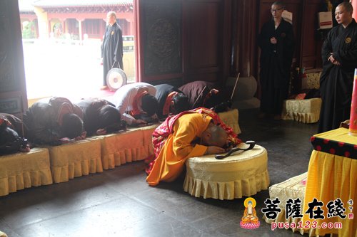 佛教-绍兴安康寺举行上堂大斋法会 法弘大和尚开示