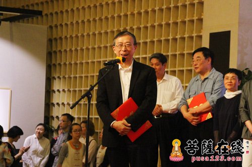 建筑-“禅心筑造 书画建新”玉佛禅寺建筑主题书画展开幕