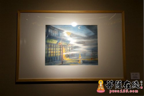建筑-“禅心筑造 书画建新”玉佛禅寺建筑主题书画展开幕