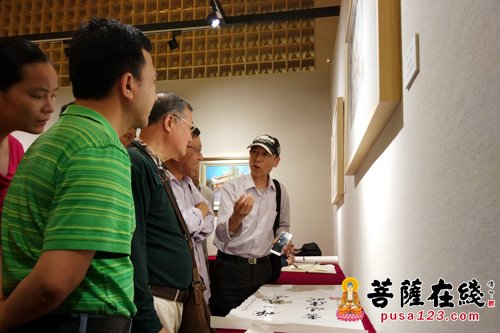 建筑-“禅心筑造 书画建新”玉佛禅寺建筑主题书画展开幕