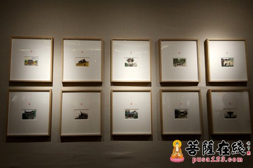 建筑-“禅心筑造 书画建新”玉佛禅寺建筑主题书画展开幕