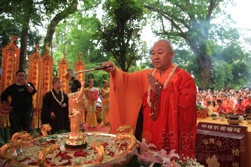 【高清图集】广西桂平西山第十一届浴佛节暨《狮子吼之巨赞法师》开机