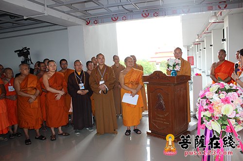 佛教-大乘佛教研究中心新办公区正式启用 志于提升中泰佛教友好交流