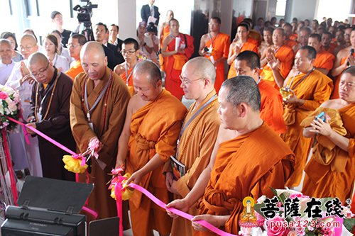 佛教-大乘佛教研究中心新办公区正式启用 志于提升中泰佛教友好交流