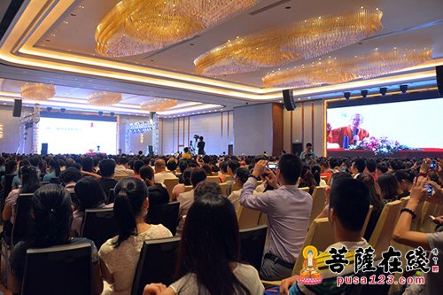 佛教-大愿大和尚多角度讲解禅商智慧 娓娓道来听众受益匪浅