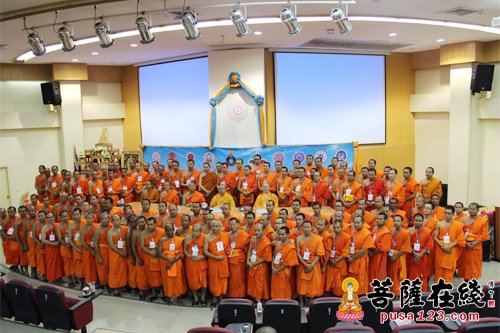 佛教-园慈法师与本性法师应邀为泰国佛教弘法使作专题讲座