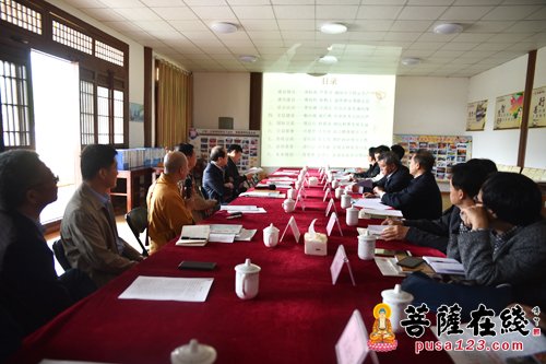 佛教-山东省政协领导一行调研合卢寺 悟实大和尚热情接待