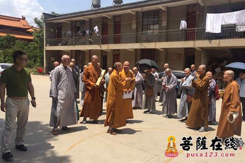 佛教-重庆佛学院一行参访宝华寺 共同致力于僧才培养
