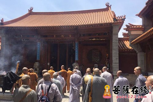 佛教-重庆佛学院一行参访宝华寺 共同致力于僧才培养