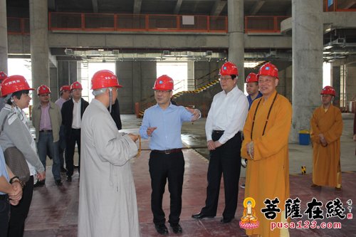 佛教-浙江省委统战部调研观音文化园观音法界建设工作