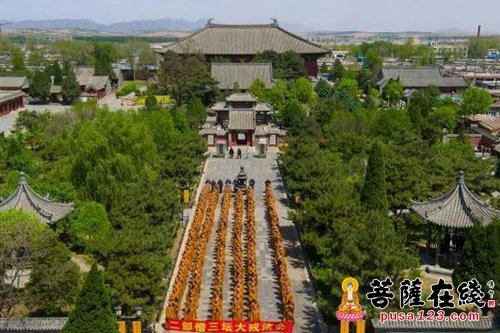 佛教-道极大和尚带领佛子走进奉国寺 领略千年古寺风采