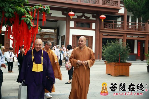 如意轮寺住持原口元秀法师一行前往密宗祖庭西安青龙寺参访座谈交流