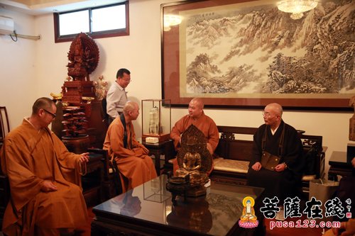 青龙寺-原口元秀一行参访密宗祖庭青龙寺 就密法问题交换意见