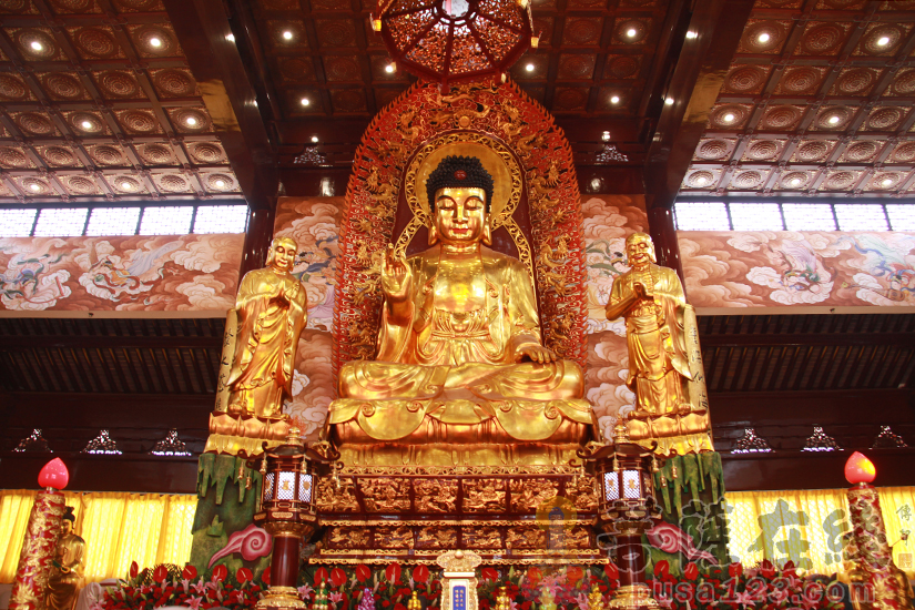 【高清图集】苏州明庆寺全堂佛像开光圆满 光光映耀照十方