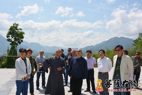 佛教-原安徽省政协副主席方兆本参访二祖寺