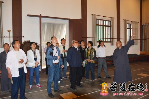 佛教-原安徽省政协副主席方兆本参访二祖寺