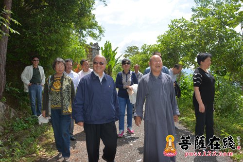 佛教-原安徽省政协副主席方兆本参访二祖寺