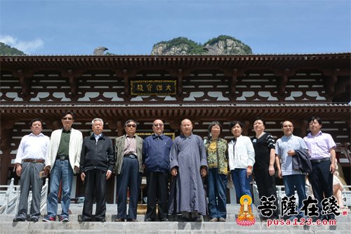 佛教-原安徽省政协副主席方兆本参访二祖寺