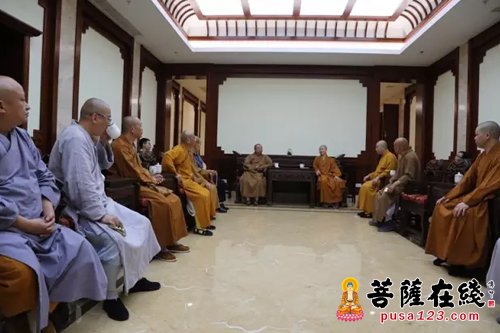 佛教-正慈大和尚率团参访七塔禅寺 学习创新湖北佛教弘法事业