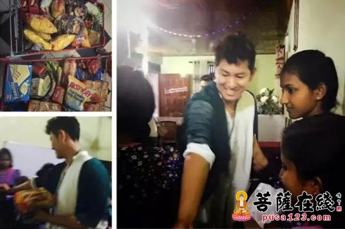 孤儿院-爱心无国界--桑吉平措在斯里兰卡探访孤儿院