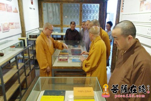 文化-江西省佛教协会副会长瑞印法师一行参访明旸禅师纪念馆