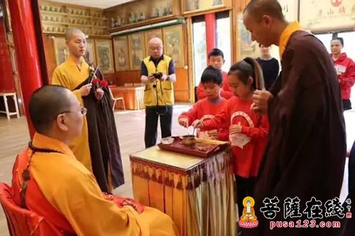 佛教-湛山精舍儿童中文班毕业 达义大和尚慈悲开示