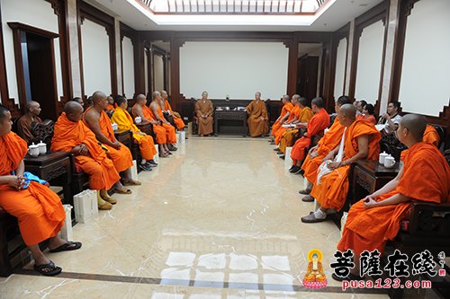 佛教-云南省南传佛教代表参访团参访七塔禅寺