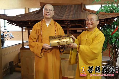 佛教-越南觉悟寺日慈法师访问湛山精舍 加强佛教文化友好交流