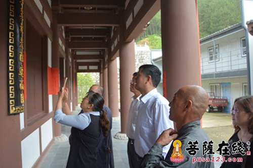 岳西-岳西县人大赴二祖寺开展《宗教事务条例》贯彻落实执法检查