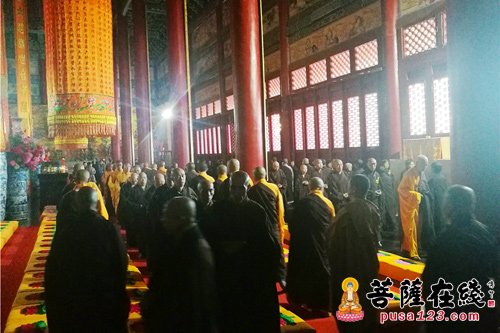 佛教-大同市佛教协会僧伽培训班学僧在广灵极乐寺圆满结业