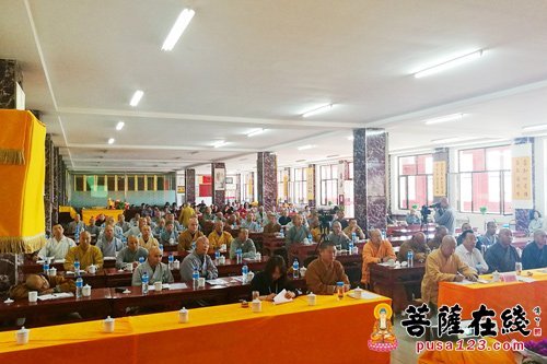 佛教-大同市佛教协会僧伽培训班学僧在广灵极乐寺圆满结业