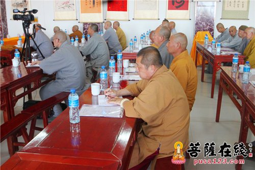 佛教-大同市佛教协会僧伽培训班学僧在广灵极乐寺圆满结业