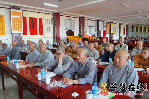佛教-大同市佛教协会僧伽培训班学僧在广灵极乐寺圆满结业