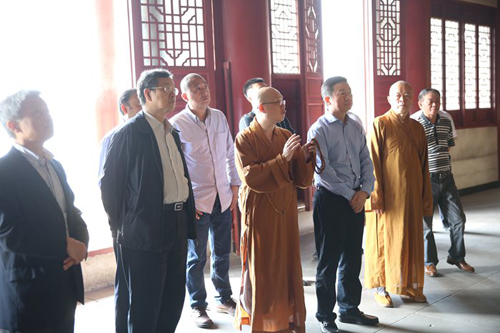 佛教-中国社科院世界宗教研究所卓新平所长一行调研泸州云峰寺