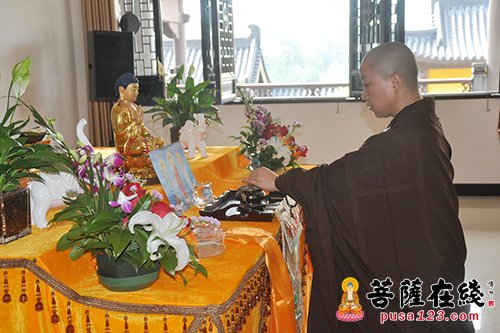 佛教-浙江丽水崇仁寺恭迎普德法师宣讲《随机羯磨》