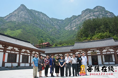 禅宗-王小兰率团参访二祖寺 深入了解二祖寺禅宗文化