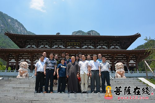 禅宗-王小兰率团参访二祖寺 深入了解二祖寺禅宗文化