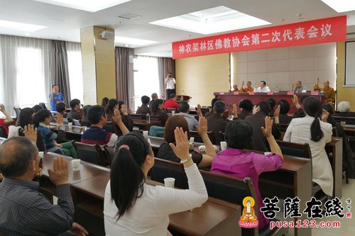 佛教-湖北神农架林区佛协第二次代表会议召开 宗辉法师当选会长