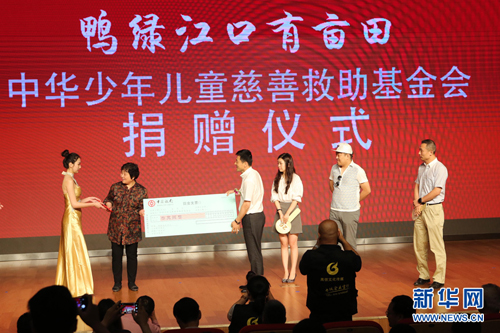 慈善-中华少年儿童慈善救助基金会捐赠仪式在京举行