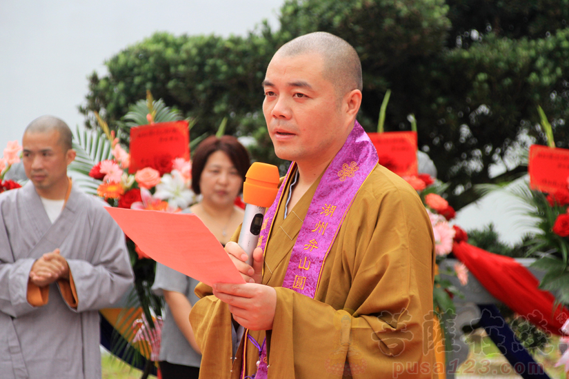 湖州市佛教协会会长,安吉灵峰讲寺方丈