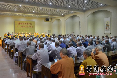 佛教-峨眉山佛学院第二届研究生毕业 弘法路上继续前行