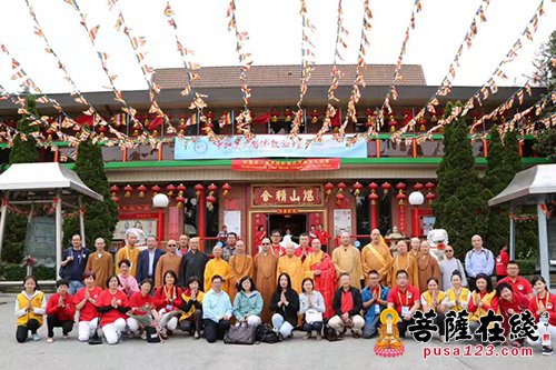 佛教-中加美三国佛教论坛启动 各国佛教代表抵达加拿大