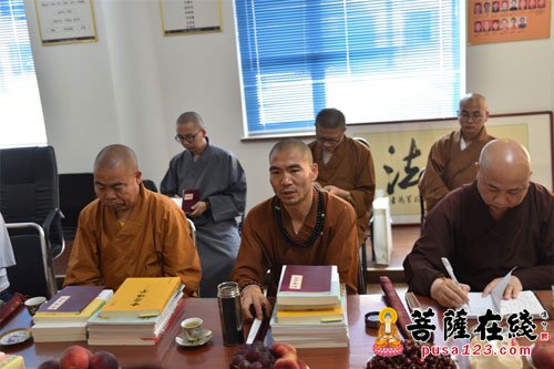 佛教-就申办佛学院事宜 山东省佛教协会会长仁昌法师一行调研合卢寺