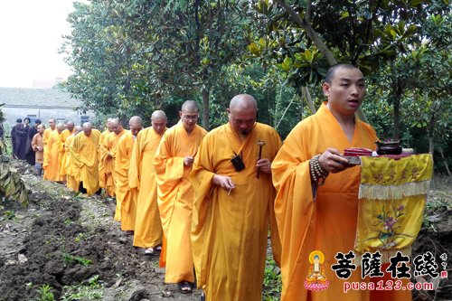 宜阳-宜阳寺大雄宝殿复建工程启动 与会信众共同见证