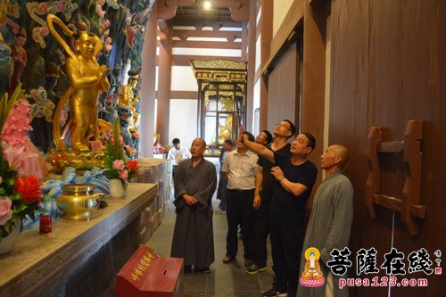 文化-安跃兵参访司空山二祖寺 提倡弘扬禅宗文化