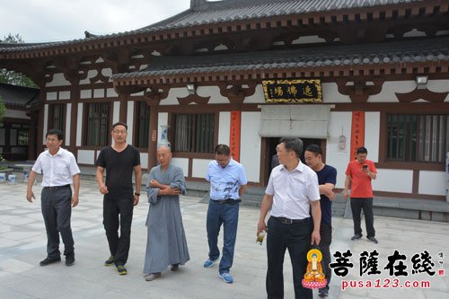 文化-安跃兵参访司空山二祖寺 提倡弘扬禅宗文化