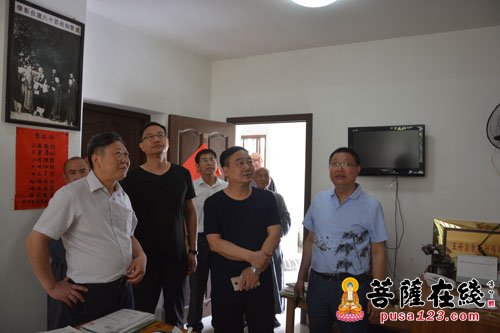 文化-安跃兵参访司空山二祖寺 提倡弘扬禅宗文化
