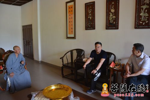 文化-安跃兵参访司空山二祖寺 提倡弘扬禅宗文化